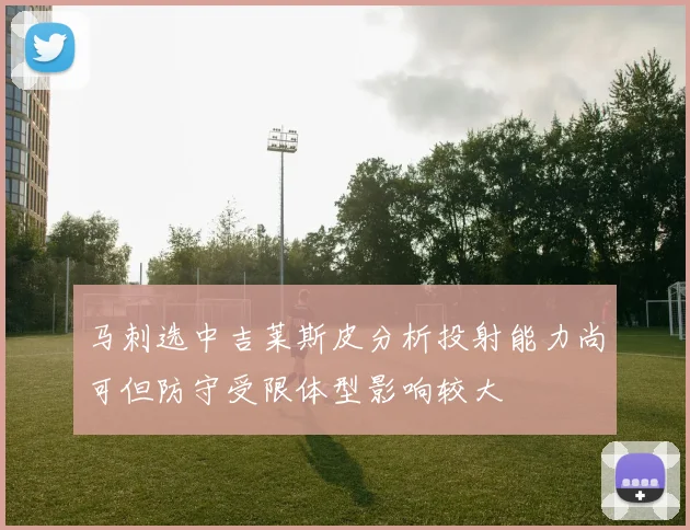 马刺选中吉莱斯皮分析投射能力尚可但防守受限体型影响较大